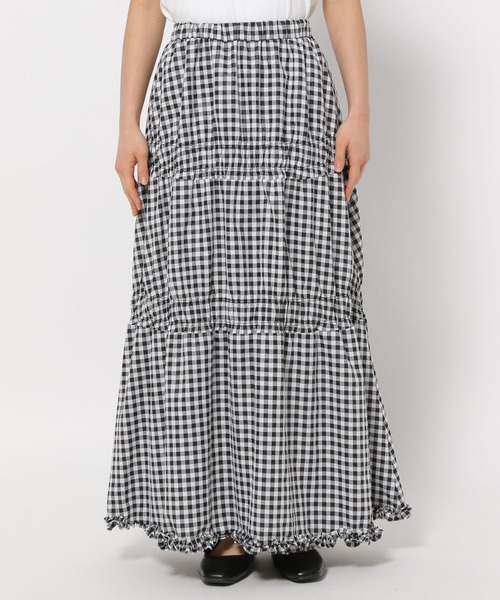 セール】ボリュームシャーリングスカート 310415（スカート）｜LOWRYS