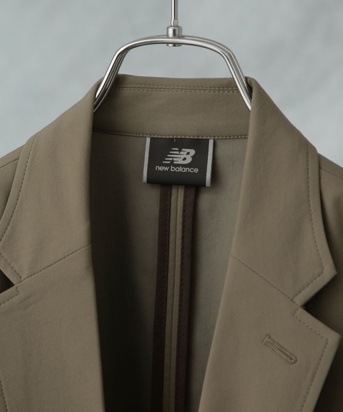 NEW BALANCE（ニューバランス）の「MET24/MET24 Single Jacket（テーラードジャケット・メンズ・カーキ/ブラック・L/M/S）」の4枚目の写真