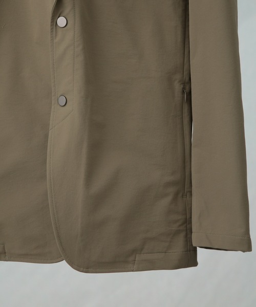 NEW BALANCE（ニューバランス）の「MET24/MET24 Single Jacket（テーラードジャケット・メンズ・カーキ/ブラック・L/M/S）」の7枚目の写真