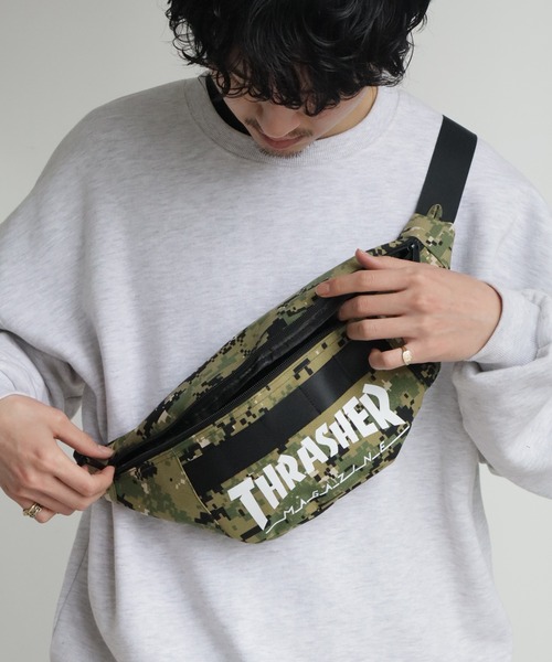 セール】【THRASHER/スラッシャー】ウエストバッグ/ボディバッグ