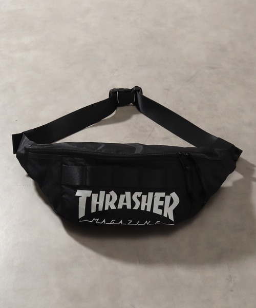THRASHER/スラッシャー】ウエストバッグ/ボディバッグ（ボディ