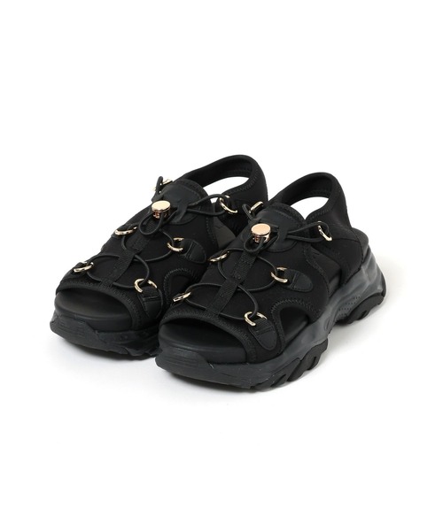 BAYFLOW（ベイフロー）の「[軽量♪疲れにくい]キレイメスニーカーサンダル（サンダル・レディース・アイボリー/ブラック・MEDIUM/LARGE）」の22枚目の写真