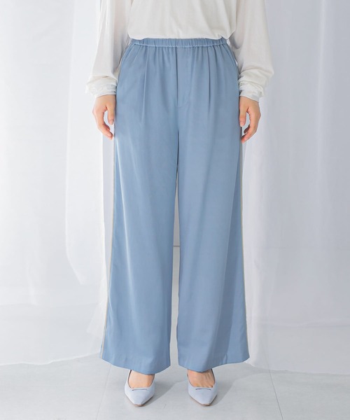 URBAN RESEARCH ROSSO WOMEN（アーバンリサーチ　ロッソ）の「イージーラインパンツ（その他パンツ・レディース・ブルー系その他/ライトベージュ・FREE）」の12枚目の写真