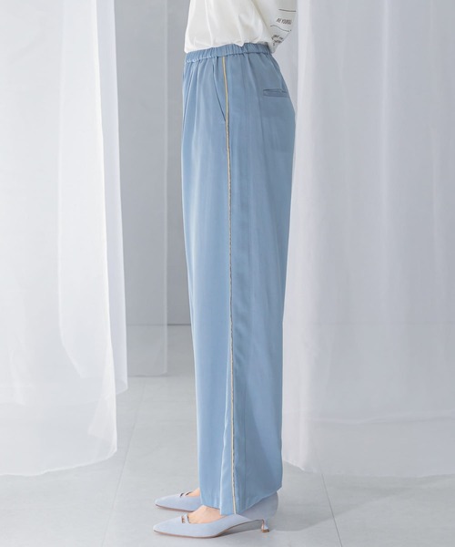 URBAN RESEARCH ROSSO WOMEN（アーバンリサーチ　ロッソ）の「イージーラインパンツ（その他パンツ・レディース・ブルー系その他/ライトベージュ・FREE）」の13枚目の写真