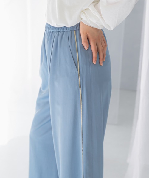 URBAN RESEARCH ROSSO WOMEN（アーバンリサーチ　ロッソ）の「イージーラインパンツ（その他パンツ・レディース・ブルー系その他/ライトベージュ・FREE）」の17枚目の写真