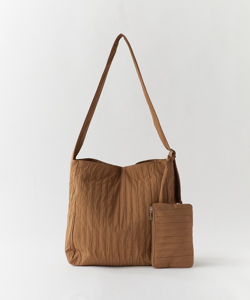 ROOPTOKYO（ループトウキョウ）の「ポーチ付き ショルダーバッグ / 長さ調節可能（ショルダーバッグ・レディース・ブラック/カーキ/ブラウン/パープル/イエロー/ピンク・FREE）」の9枚目の写真