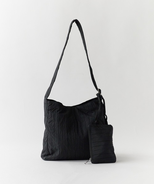 ROOPTOKYO（ループトウキョウ）の「ポーチ付き ショルダーバッグ / 長さ調節可能（ショルダーバッグ・レディース・ブラック/カーキ/ブラウン/パープル/イエロー/ピンク・FREE）」の7枚目の写真