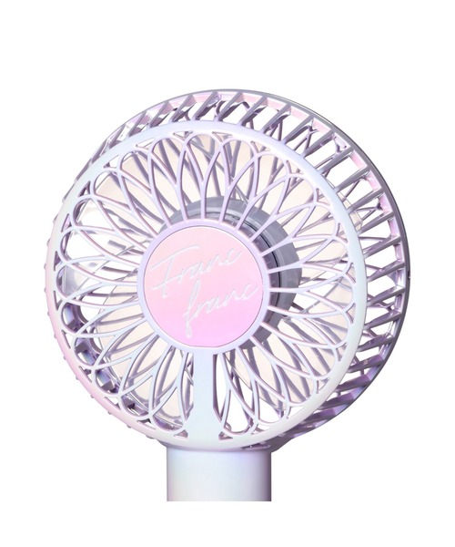 Francfranc（フランフラン）の「【2025年モデル】フレ ハンディファン オーロラ 充電式 扇風機（生活家電・レディース・ホワイト/パープル・FREE）」の9枚目の写真