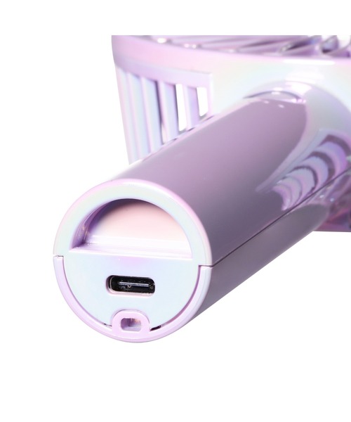 Francfranc（フランフラン）の「【2025年モデル】フレ ハンディファン オーロラ 充電式 扇風機（生活家電・レディース・ホワイト/パープル・FREE）」の12枚目の写真
