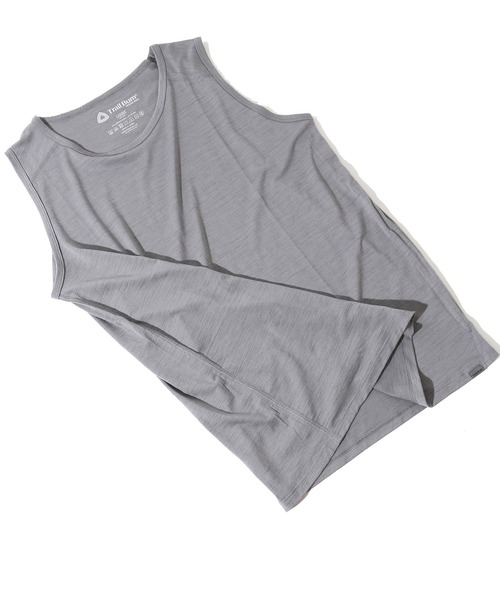 TRAIL BUM(トレイルバム)の「MERINO 150 TANK /メリノ 150 タンク(タンクトップ・メンズ・グレー系その他/ブラウン系その他・MEDIUM/LARGE/SMALL)」の7枚目の写真