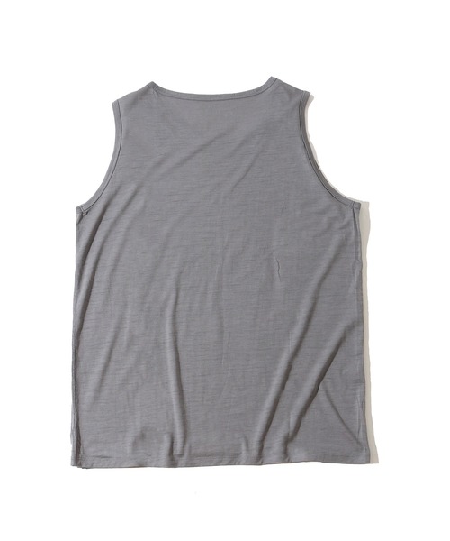 TRAIL BUM(トレイルバム)の「MERINO 150 TANK /メリノ 150 タンク(タンクトップ・メンズ・グレー系その他/ブラウン系その他・MEDIUM/LARGE/SMALL)」の4枚目の写真