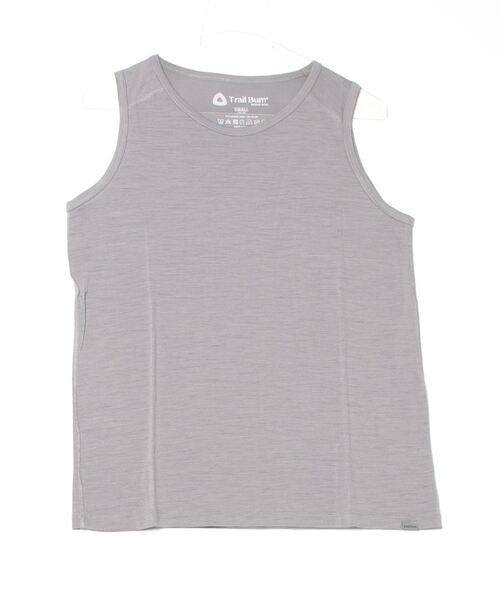 TRAIL BUM(トレイルバム)の「MERINO 150 TANK /メリノ 150 タンク(タンクトップ・メンズ・グレー系その他/ブラウン系その他・MEDIUM/LARGE/SMALL)」の11枚目の写真