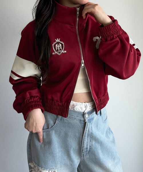 セール】ショート丈トラックジャケット【ZOZOTOWN限定アイテム