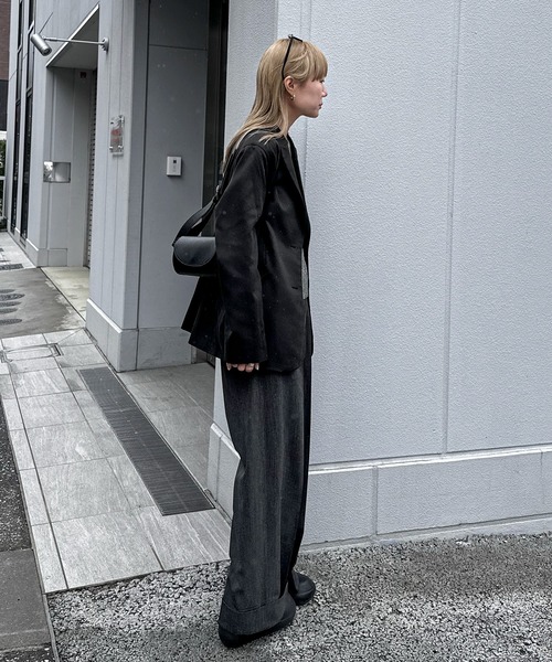 feepur(フェピュール)の「【ハンドウォッシャブル】マルチストライプアメスリニットタンク(タンクトップ・レディース・ブラック/アイボリー・MEDIUM)」の9枚目の写真