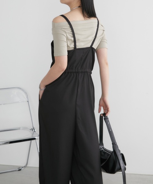 Aunt Marie's（アントマリーズ）の「フロントZIPオールインワン / 高身長向けサイズあり（つなぎ/オールインワン・レディース・グレー/ブラック・FREE/MT）」の14枚目の写真