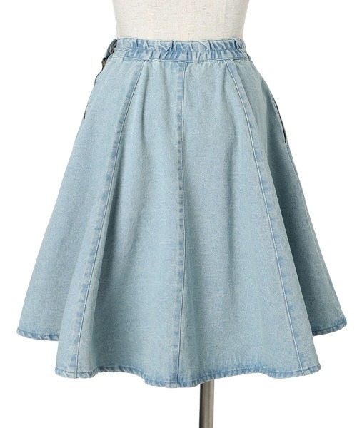 F i.n.t（フィント）の「レースアップアシメヘムデニムスカート/ fint　フィント（デニムスカート・レディース・ライトブルー/ブラック・FREE）」の15枚目の写真
