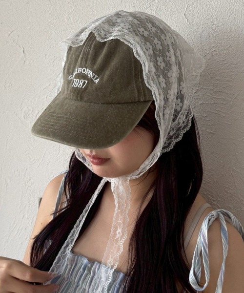 kutir（クティール）の「kutirlune／ワンポイントシンプルキャップ（キャップ・レディース・ベージュ/カーキ/ネイビー/レッド/グレー/ブラック・FREE）」の4枚目の写真