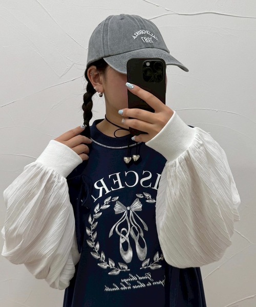 kutir（クティール）の「kutirlune／ワンポイントシンプルキャップ（キャップ・レディース・ベージュ/カーキ/ネイビー/レッド/グレー/ブラック・FREE）」の21枚目の写真