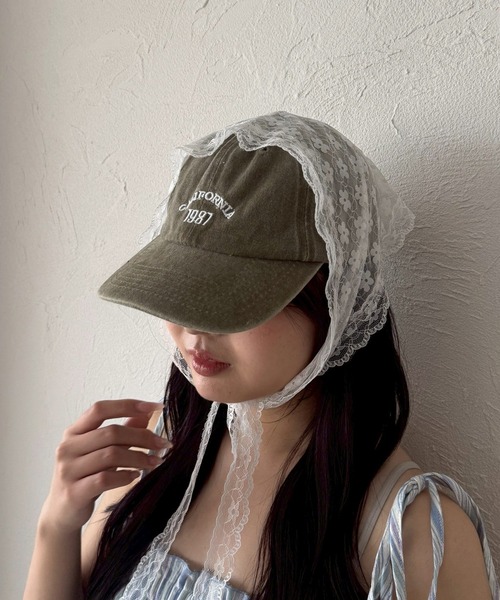 kutir（クティール）の「kutirlune／ワンポイントシンプルキャップ（キャップ・レディース・ベージュ/カーキ/ネイビー/レッド/グレー/ブラック・FREE）」の10枚目の写真