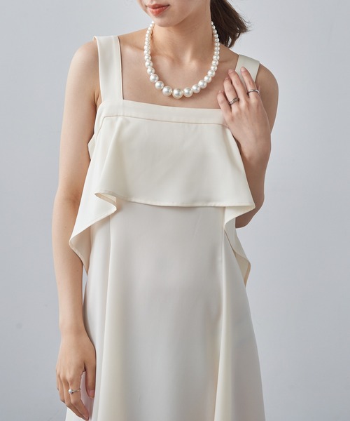 MAISON BREEZE（メゾンブリーズ）の「【MAISON BREEZE】グラデーションパールショートネックレス OSWY（ネックレス・レディース・ホワイト・FREE）」の7枚目の写真