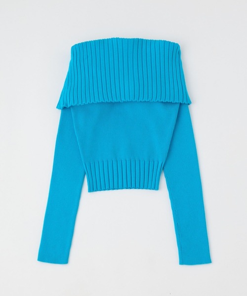 BEEDEN ビーデン　アーガイルオフショルダー長袖ニット MULTIWAY WIDE OFF SHOULDER TOP（ニット/セーター）｜BEEDEN
