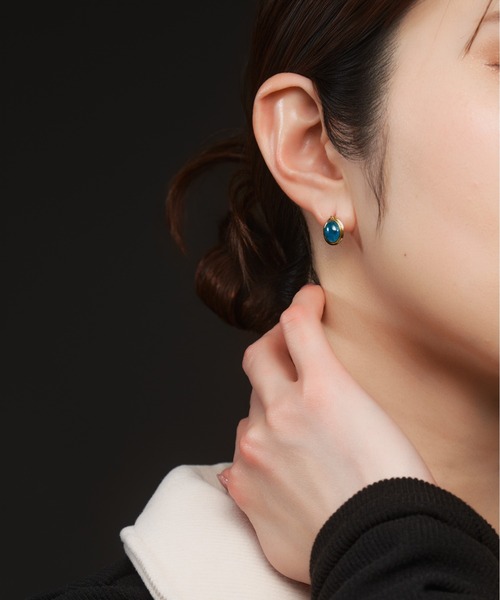 セール】K10 カラーストーン ピアス（ピアス（両耳用））｜Jewel