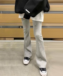 meJane | リブフレア レギンスパンツ(その他パンツ)