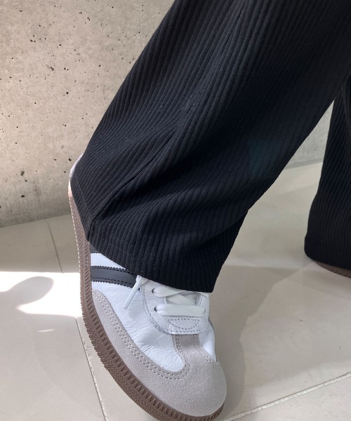 meJane（ミージェーン）の「リブフレア レギンスパンツ（その他パンツ・レディース・グレー/ブラック・M/L）」の15枚目の写真