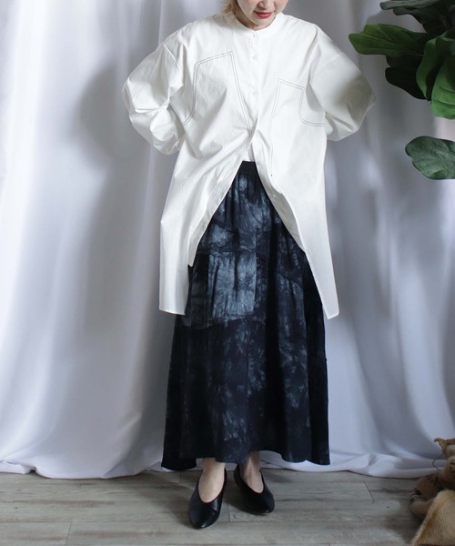 信楽焼 傘立て 青緑窯変 高さ49cm