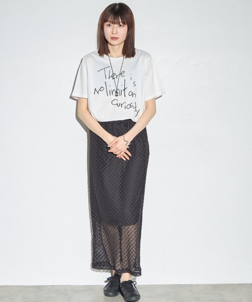 leimn（レイムン）の「メッシュスカート（スカート・レディース・ホワイト/ブラック・FREE）」の7枚目の写真
