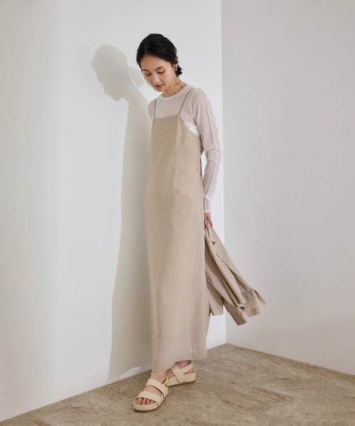 ROPE'（ロペ）の「【WEB・一部店舗限定】ストレッチシアー＆レースカットソー/洗える（Tシャツ/カットソー・レディース・ブラック系その他/ブラック/ホワイト系その他/ホワイト・FREE）」の14枚目の写真