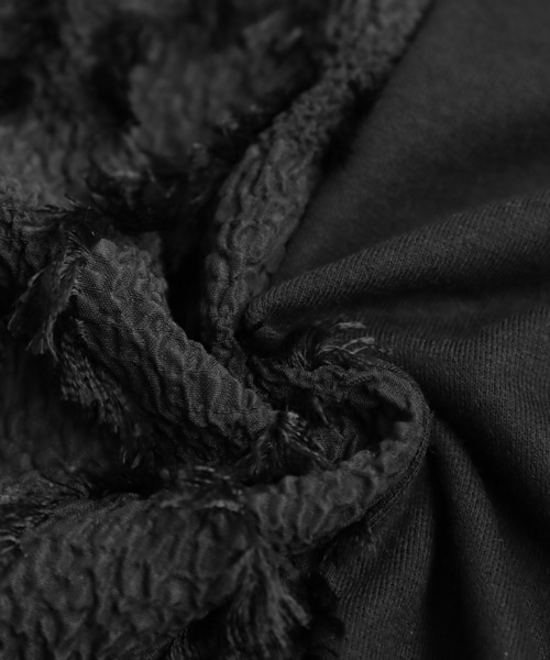 antiqua(アンティカ)の「フリンジドルマントップス(Tシャツ/カットソー・レディース・ブラック・ONESIZE)」の14枚目の写真
