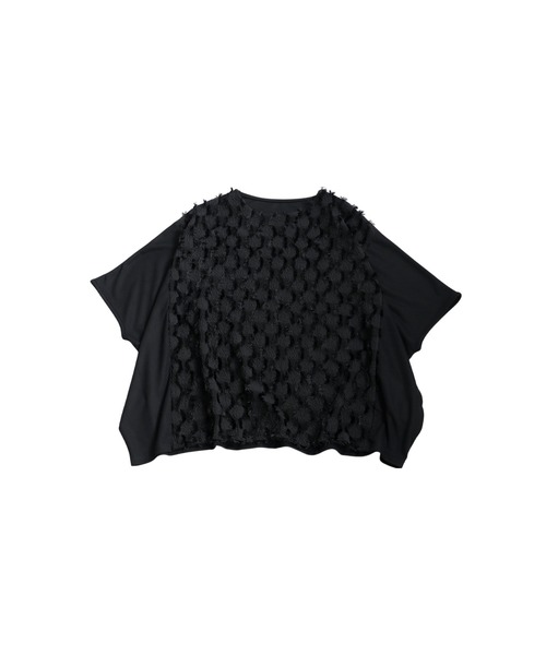 antiqua(アンティカ)の「フリンジドルマントップス(Tシャツ/カットソー・レディース・ブラック・ONESIZE)」の10枚目の写真