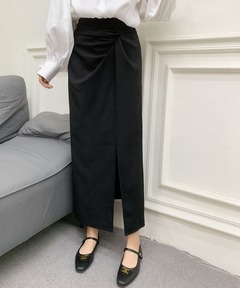 DRAPE CUT SKIRT/ドレープカットスカート（スカート）｜JOSE MOON