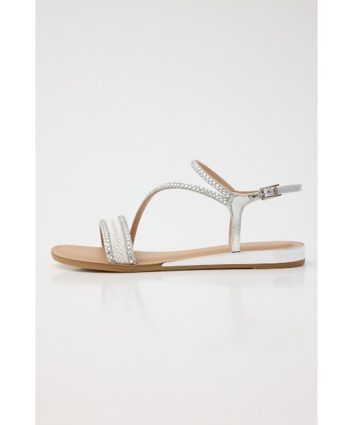 STACCATO(スタッカート)の「クレオスリングフラット(サンダル・レディース・ホワイト・22.5㎝/23.0cm/23.5cm/24.0cm/24.5cm)」の2枚目の写真