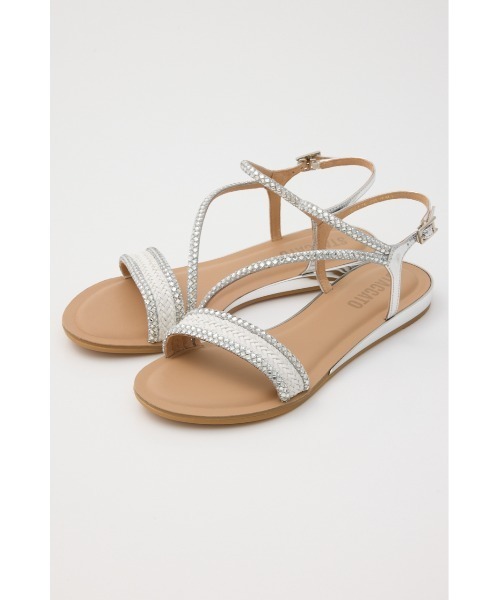 STACCATO(スタッカート)の「クレオスリングフラット(サンダル・レディース・ホワイト・22.5㎝/23.0cm/23.5cm/24.0cm/24.5cm)」の3枚目の写真