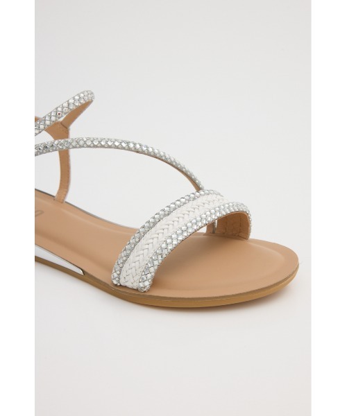 STACCATO(スタッカート)の「クレオスリングフラット(サンダル・レディース・ホワイト・22.5㎝/23.0cm/23.5cm/24.0cm/24.5cm)」の7枚目の写真