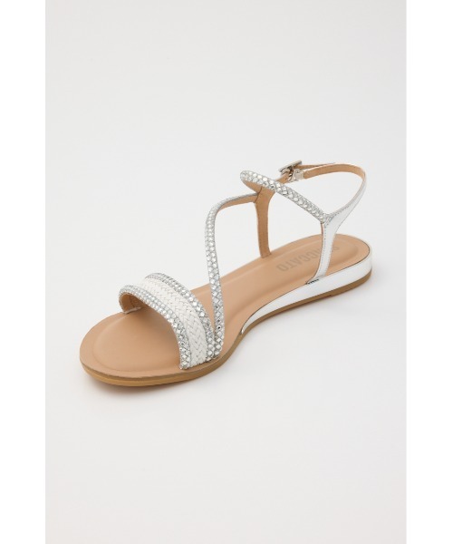 STACCATO(スタッカート)の「クレオスリングフラット(サンダル・レディース・ホワイト・22.5㎝/23.0cm/23.5cm/24.0cm/24.5cm)」の8枚目の写真