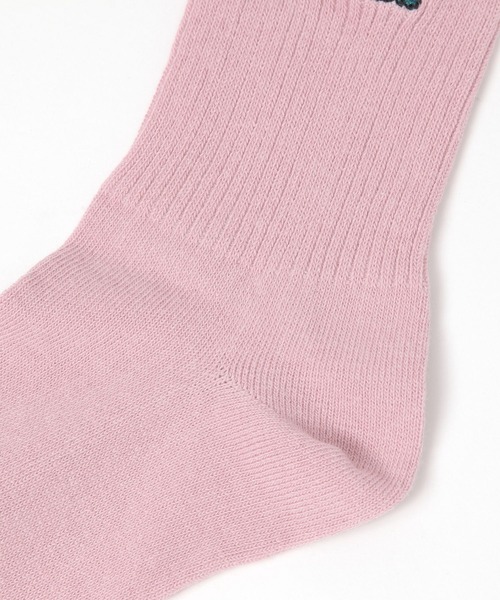 niko and...（ニコアンド）の「【FIZZ&RICH PARLOR】刺繍ソックス（ソックス/靴下・レディース・ピンク/オレンジ・FREE）」の5枚目の写真