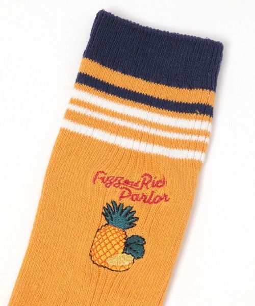 niko and...（ニコアンド）の「【FIZZ&RICH PARLOR】刺繍ソックス（ソックス/靴下・レディース・ピンク/オレンジ・FREE）」の8枚目の写真
