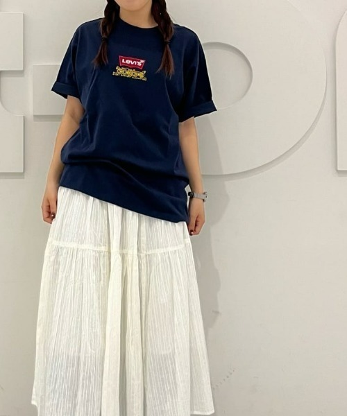 Levi's(リーバイス)の「【Levi's】「VINTAGE FIT TEE」ヴィンテージフィットTシャツ(Tシャツ/カットソー・メンズ・ブルー・S/M/L)」の1枚目の写真