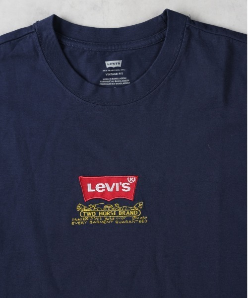 Levi's(リーバイス)の「【Levi's】「VINTAGE FIT TEE」ヴィンテージフィットTシャツ(Tシャツ/カットソー・メンズ・ブルー・S/M/L)」の6枚目の写真