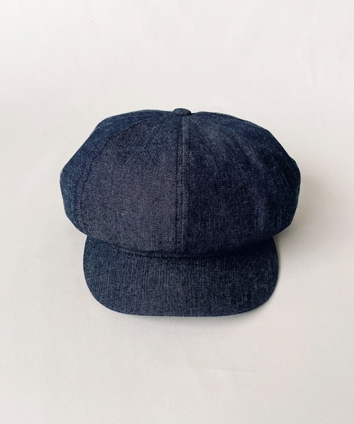 ORIENT MILLINERY(オリエント ミリナリー)の「Kojima Denim Casquette(キャスケット・レディース・ネイビー/ブラック/ベージュ・FREE)」の13枚目の写真