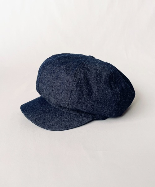 ORIENT MILLINERY(オリエント ミリナリー)の「Kojima Denim Casquette(キャスケット・レディース・ネイビー/ブラック/ベージュ・FREE)」の12枚目の写真