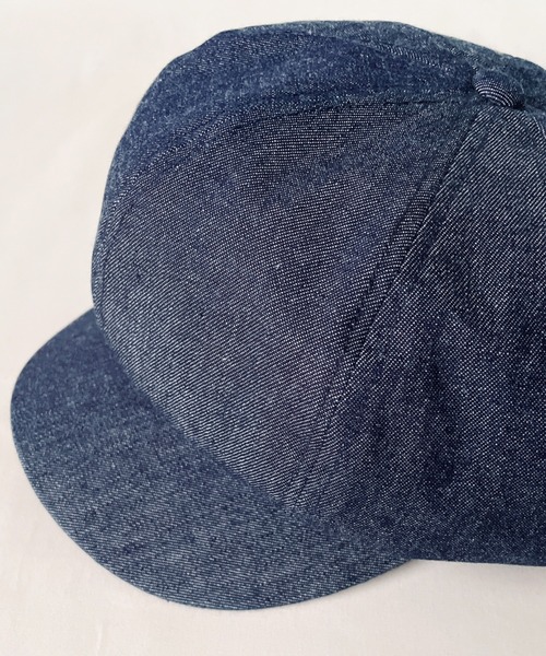 ORIENT MILLINERY(オリエント ミリナリー)の「Kojima Denim Casquette(キャスケット・レディース・ネイビー/ブラック/ベージュ・FREE)」の14枚目の写真