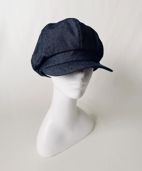 ORIENT MILLINERY(オリエント ミリナリー)の「Kojima Denim Casquette(キャスケット・レディース・ネイビー/ブラック/ベージュ・FREE)」の6枚目の写真