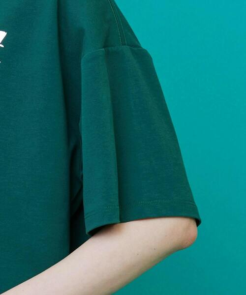 FRAPBOIS（フラボア）の「フォイルドットT（Tシャツ/カットソー・レディース・オレンジ/グリーン・1/2）」の19枚目の写真