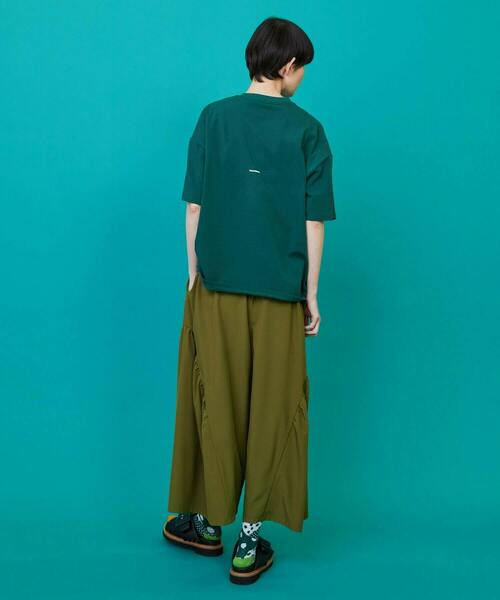 FRAPBOIS（フラボア）の「フォイルドットT（Tシャツ/カットソー・レディース・オレンジ/グリーン・1/2）」の4枚目の写真