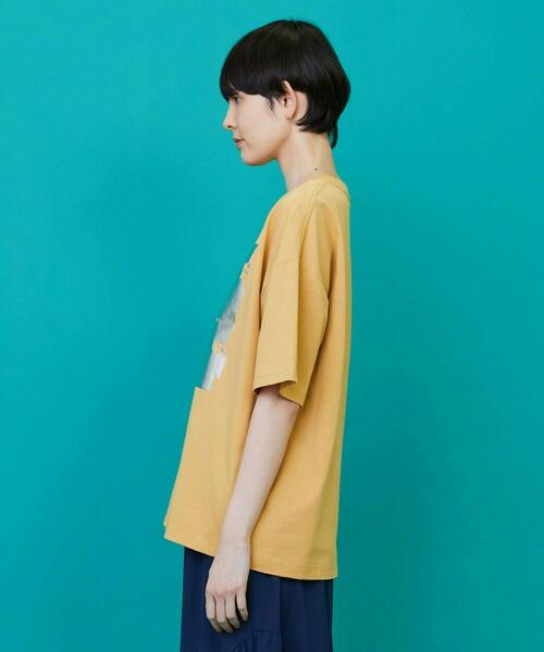 FRAPBOIS（フラボア）の「フォイルドットT（Tシャツ/カットソー・レディース・オレンジ/グリーン・1/2）」の8枚目の写真