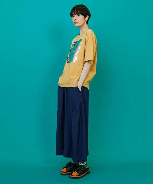 FRAPBOIS（フラボア）の「フォイルドットT（Tシャツ/カットソー・レディース・オレンジ/グリーン・1/2）」の12枚目の写真